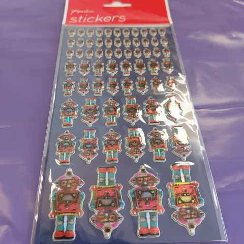 48 packs of stickers approx RRP £70