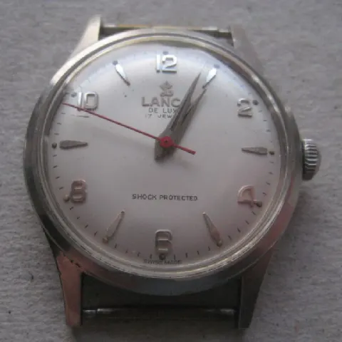 Vintage Gents Lanco 17 Jewels De Luxe Mechanical Watch