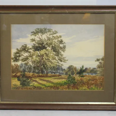 Edwardian English Landscape Watercolour