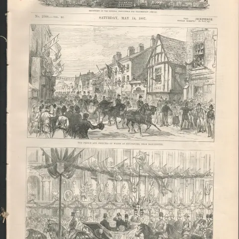 The Prince & Princess of Wales Royal Visit to Manchester 1887