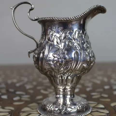 Fine Solid Silver Cream Jug London 1759