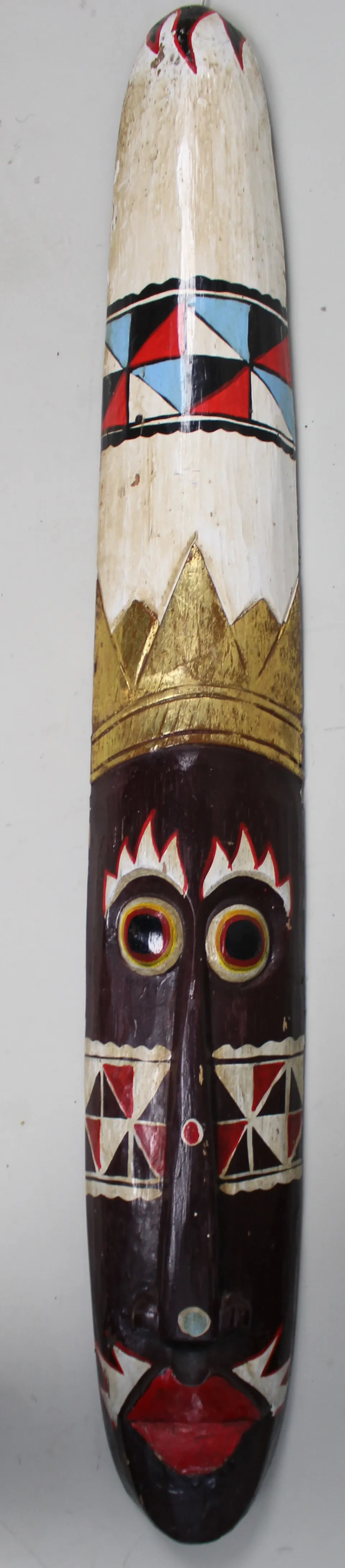 Hand Painted African Tribal Mask Art