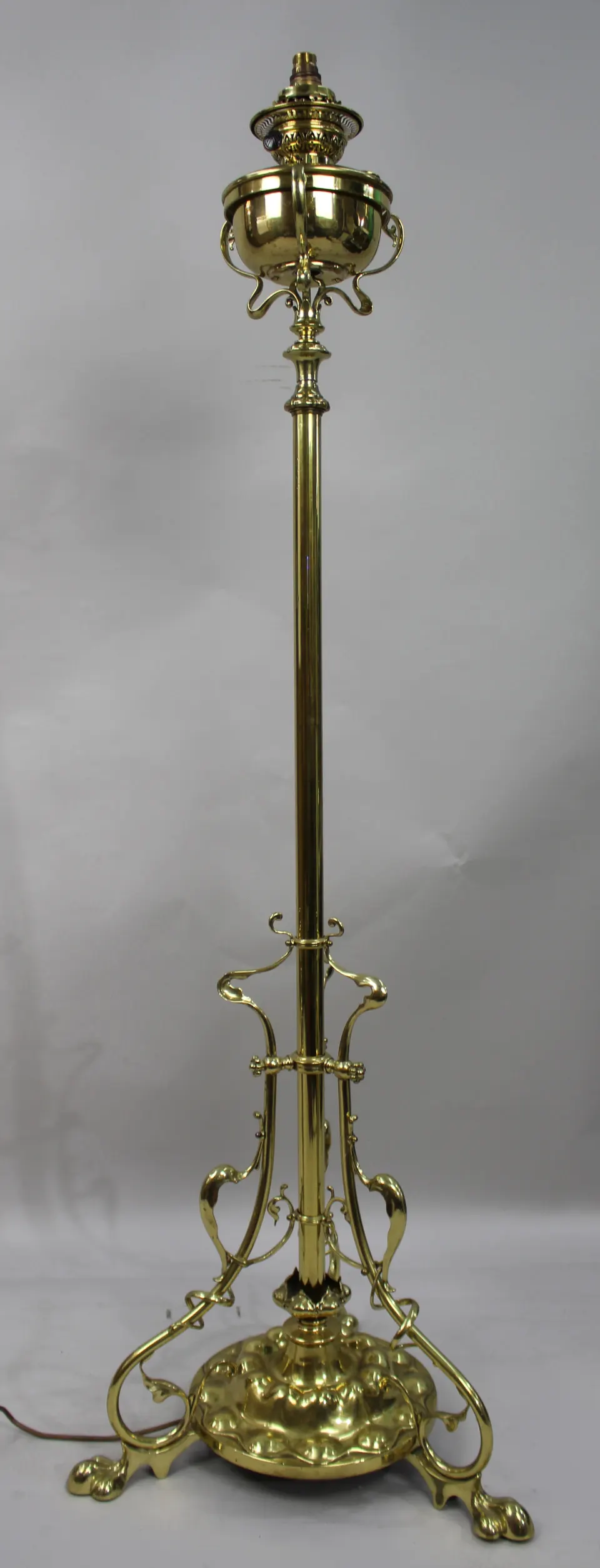 Art Nouveau Oil Lamp by Lampe Veritas