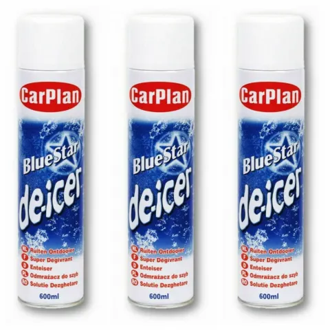 3 x Carplan De-Icer 600ml