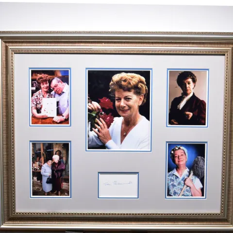 JEAN ALEXANDER framed original signature presentation