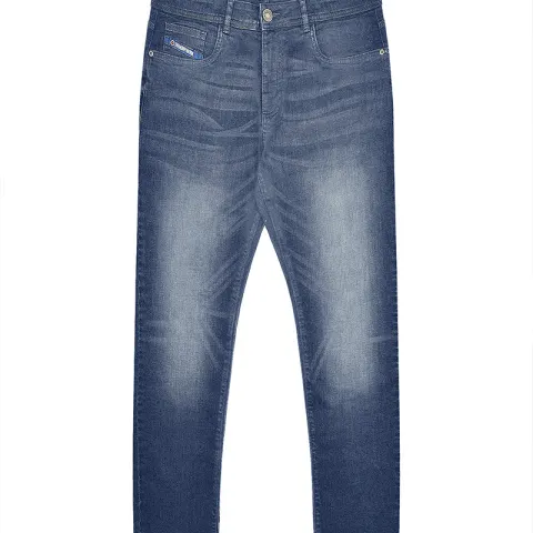 Lambretta Mens Chester Straight Fit Denim Jeans - Tinted Blue Size 36 RRP £60