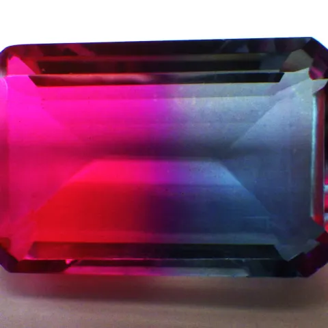 Emerald Cut "Watermelon" Tourmaline 45 Carats