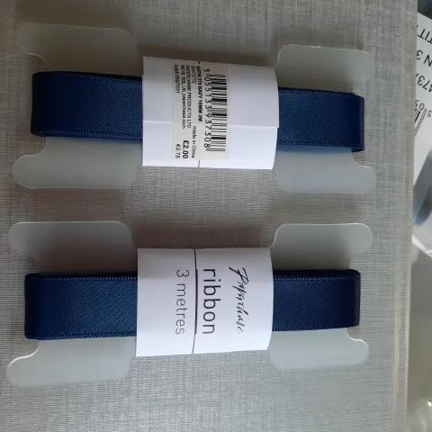 Navy ribbon from Paperchase x 36