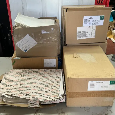 Job Lot Mixed Office Stationary New Tatty Boxes
