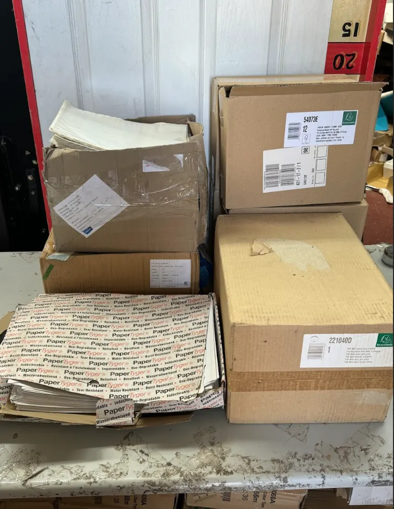 Job Lot Mixed Office Stationary New Tatty Boxes