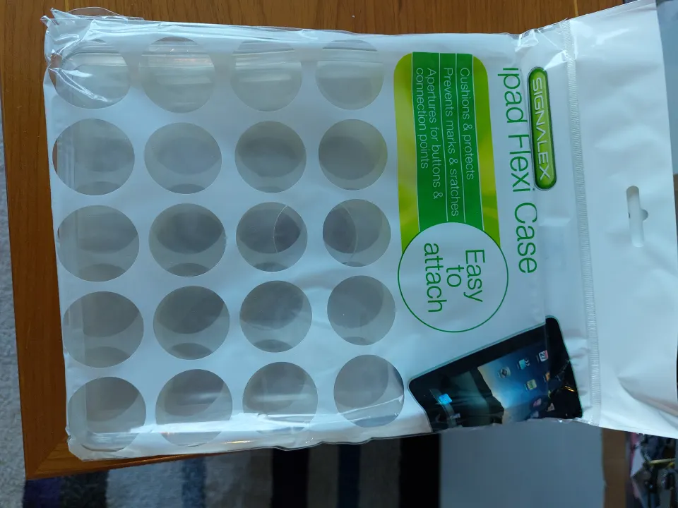 Ipad covers - transparent.  Box of 30 RRP £8.99 each cover