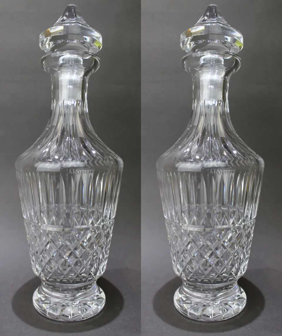 Pair of Irish Waterford Crystal Decanters