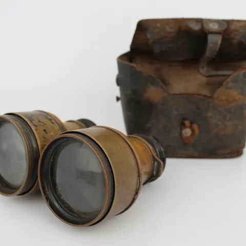 Vintage Iris De Paris Bulldog Binoculars & Case
