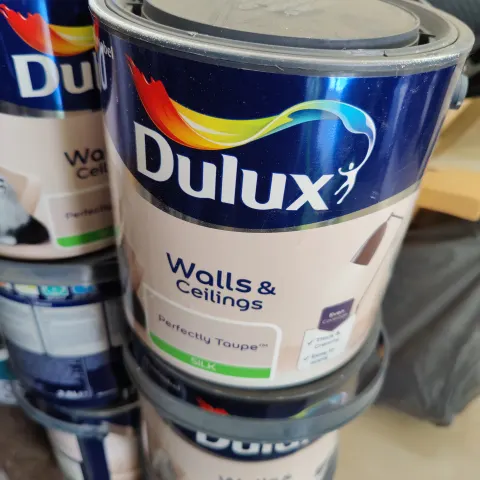 4 x 2L Dulux Wall & Ceilings Perfectly Taupe Silk