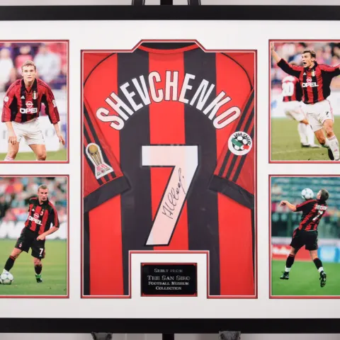 ANDRIY SHEVCHENKO Signed Shirt from San Siro Football Museum