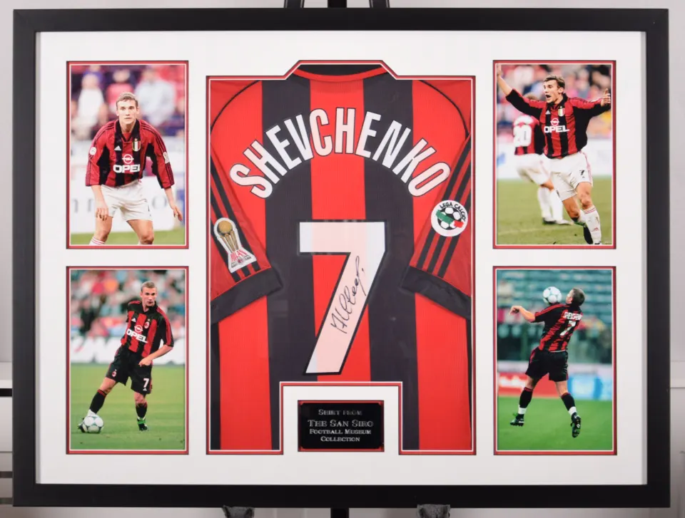 ANDRIY SHEVCHENKO Signed Shirt from San Siro Football Museum