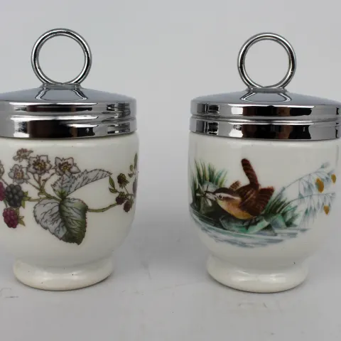 Pair of Royal Worcester Egg Coddlers