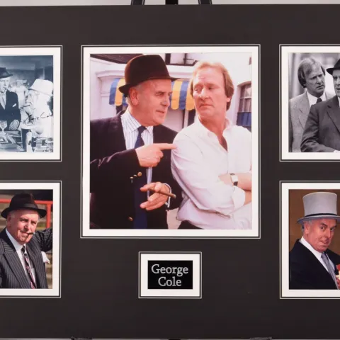 GEORGE COLE original signed presentation