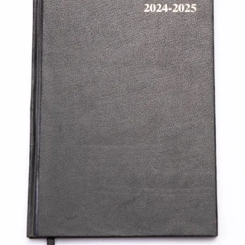 100 x A5 Week View Academic Diary - Black (2024/2025)