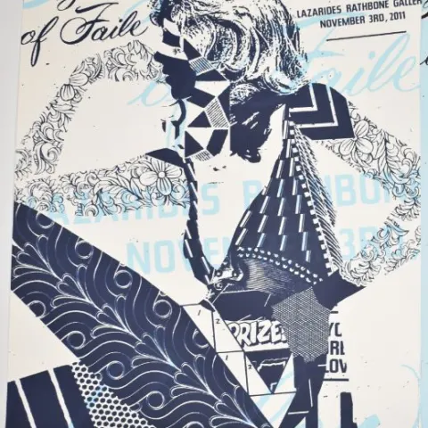 Faile (b 1975 & 76) ‘Fragments of Faile II’ Screen print for the Exhibition, Lazerides Gallery, 2011