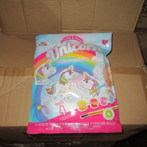 100 Pcs Brand New Unicorn Paint Your Own Mould Set - With Paints and Brush