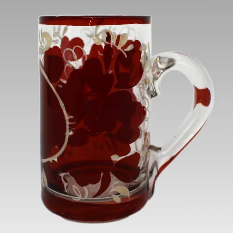 Antique Early 19th Century English Glass Tankard