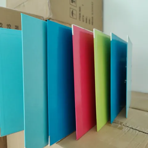 BOX OF 8 EXACOMPTA ASSORTED COLOURS A4 LEVER ARCH FILES
