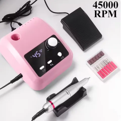 Electric Nail Drill Machine,  HD Display, Metal Manicure Pen, Professional Nail Lathe Sander