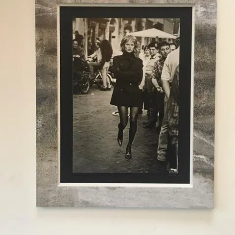 Kate Moss, Peter Lindbergh (b 1944-2019) Rome, 1995, Framed B and W, Photo