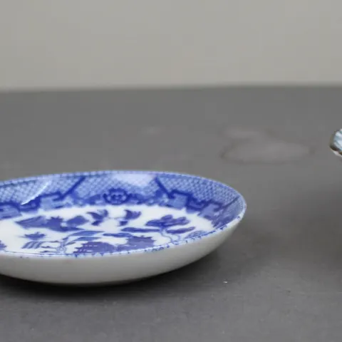 Collection of 3 Oriental Blue & White Porcelain Pieces