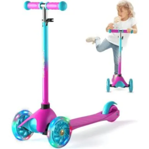 3 Wheel Kids Kick Scooter (Color may vary) RRP £69.99