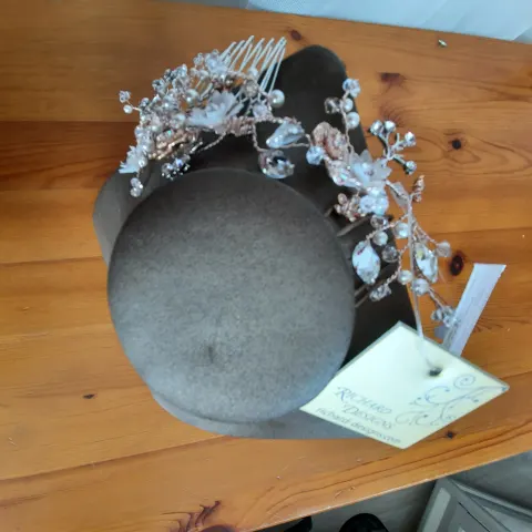Richard Designs Rose Gold Hair vine