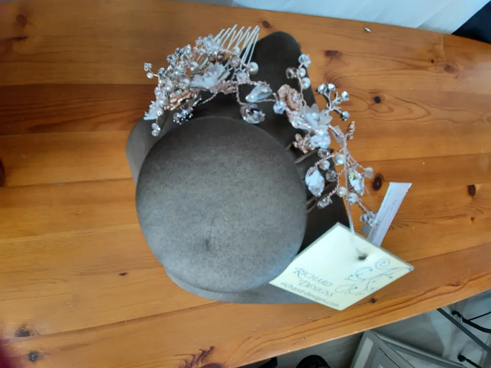 Richard Designs Rose Gold Hair vine