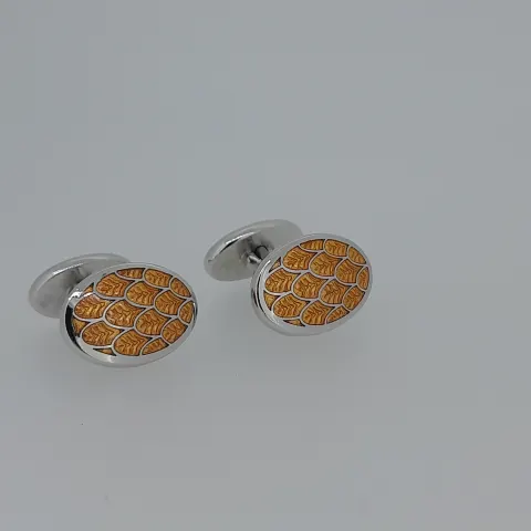 Hackett Designer Enamelled Cuff Links