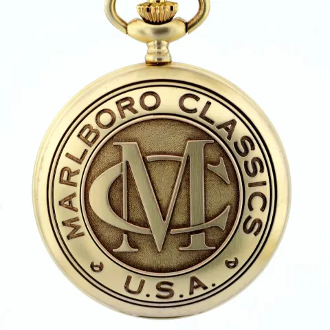 Marlboro / Classic Usa / Incabloc - Gentlemen's Steel Pocketwatch