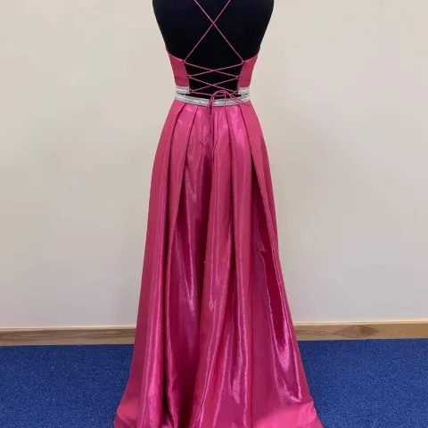 Rachel Allen pageant or prom dress, size 8 pink 2 piece.  RRP £577