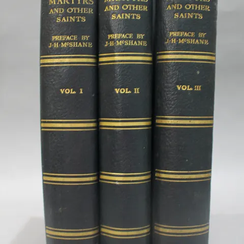 Butler's Lives of the Fathers Martyrs and other Saints Virtue & Co 3 Volumes