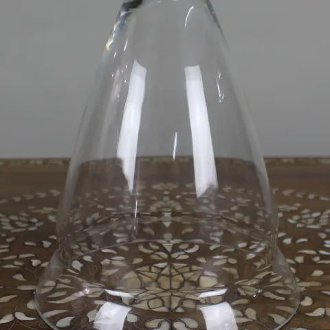 Large Hand-Blown Glass Cloche / Bell Jar, c.1900