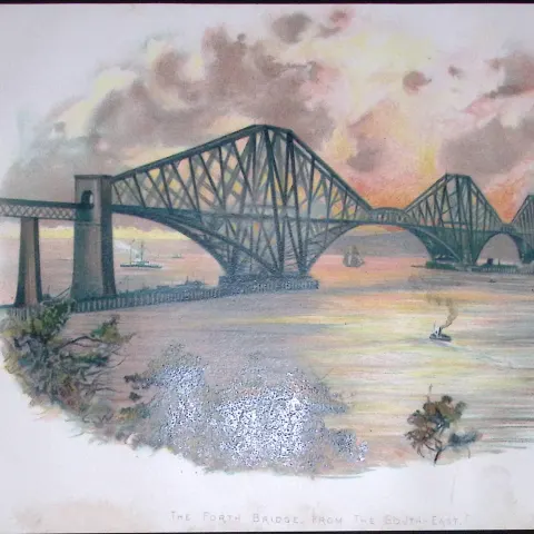Manchester Ship Canal Antique Coloured Chromolithograph 9-TR