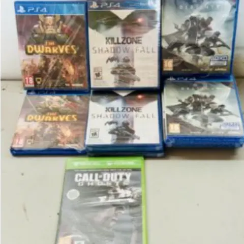 10 x PS4 & XBOX Games New Sealed Packs. To include Destiny 2 & Killzone Shadow Fall