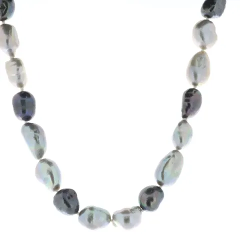 26 Inch Freshwater Baroque Shaped Cultured 7.5 - 8.0mm Pearl Necklace