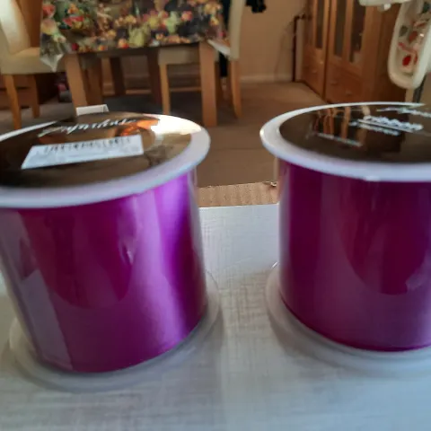 Large reels of purple decoration ribbon x 20 RRP £100