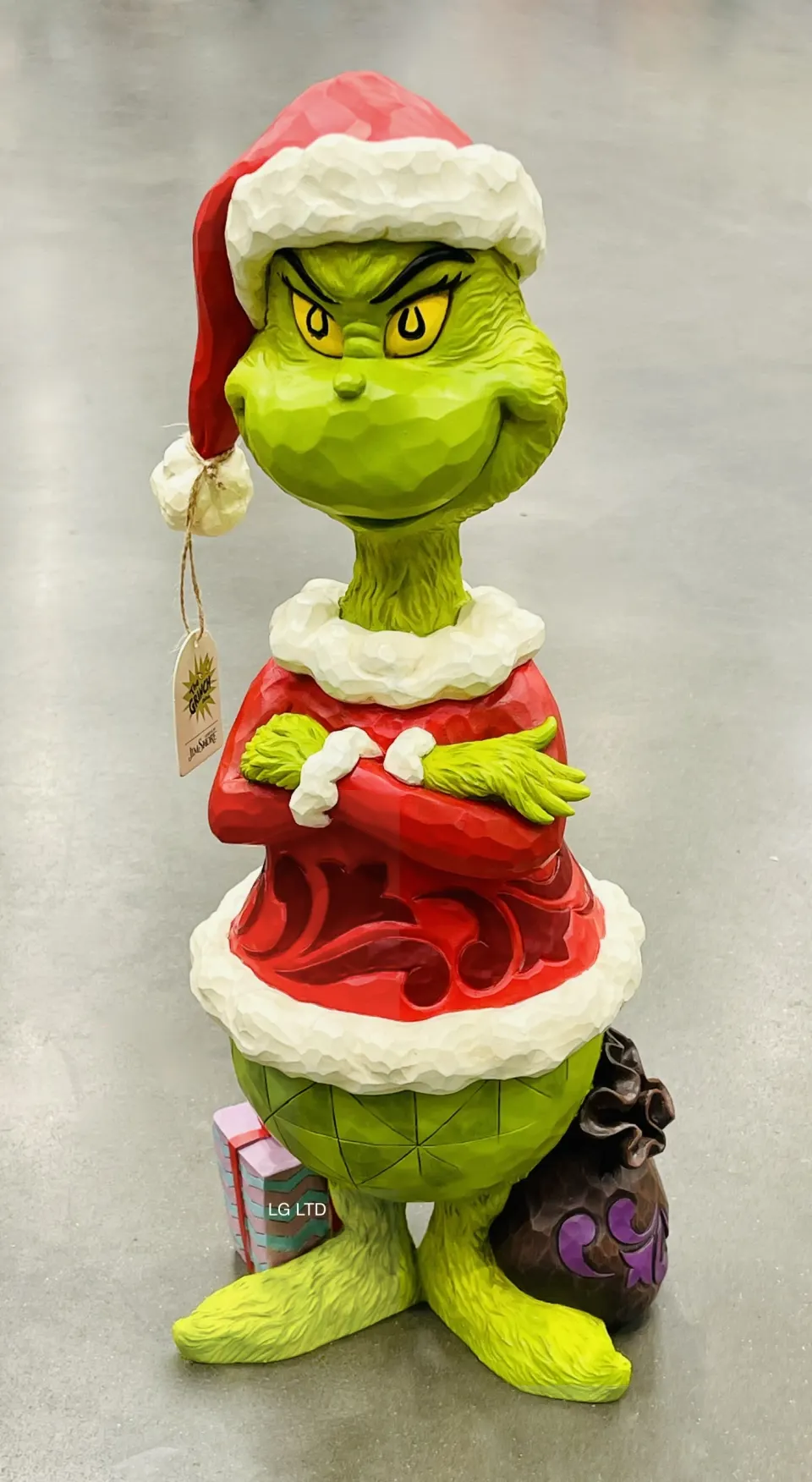 Grinch Santa Statue Collectable Christmas Decoration 20" By Jim Shore Brand New Sealed Box