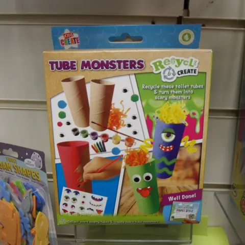 100pcs Brand new Tube Monsters activity kit set with craft items inside -