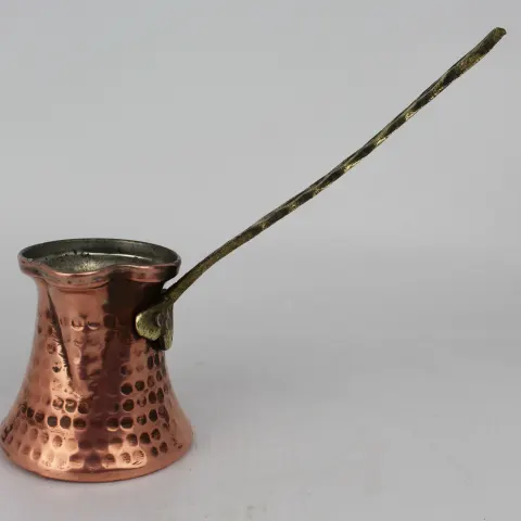 Small Vintage Hammered Copper Turkish Coffee Pot