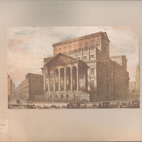 The Mansion House Antique 1888 Views of London.