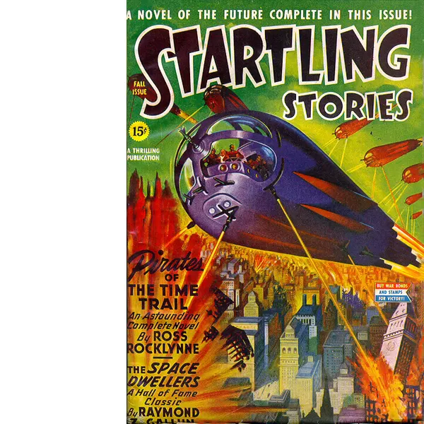 1940’s/50’s Sci-Fi Comic Cover Large Metal Wall Art-11