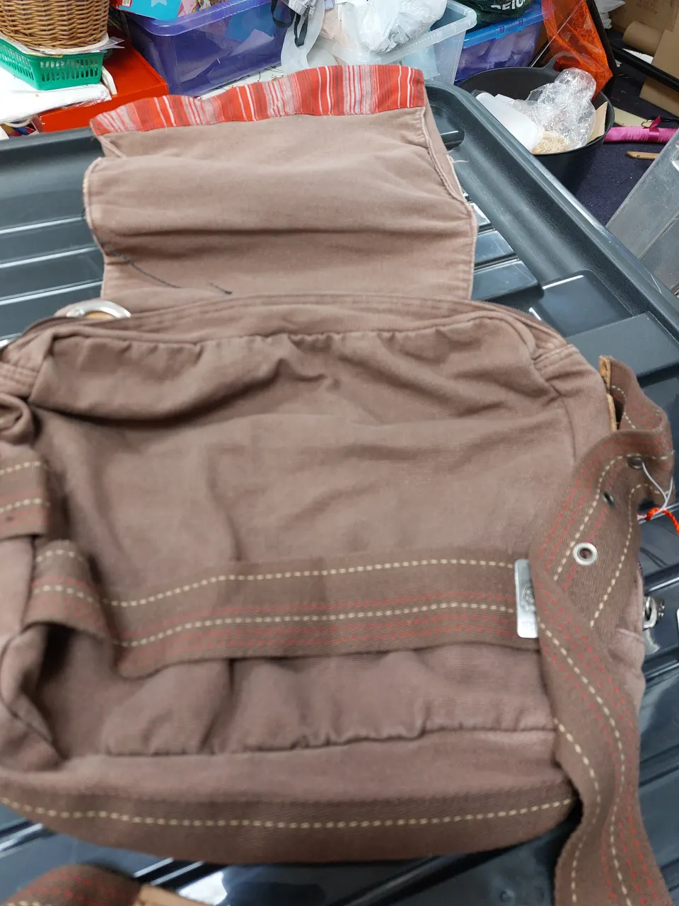 Pacha brown shabby chic bag