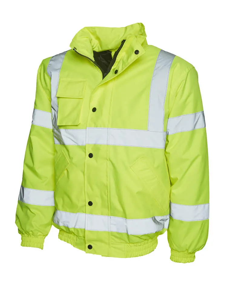 Yellow Hi Vis Jacket Size L