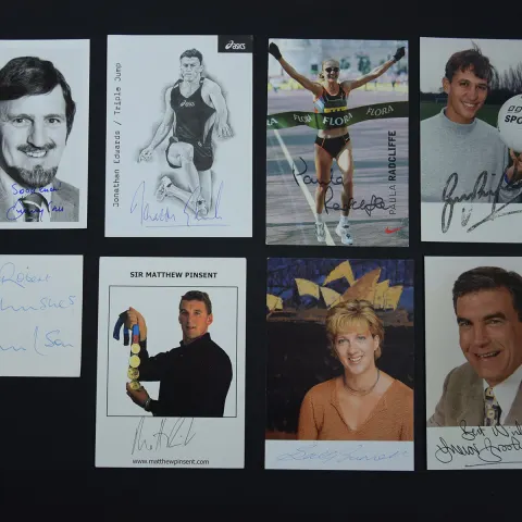 TV Sport Presenters Original Signatures